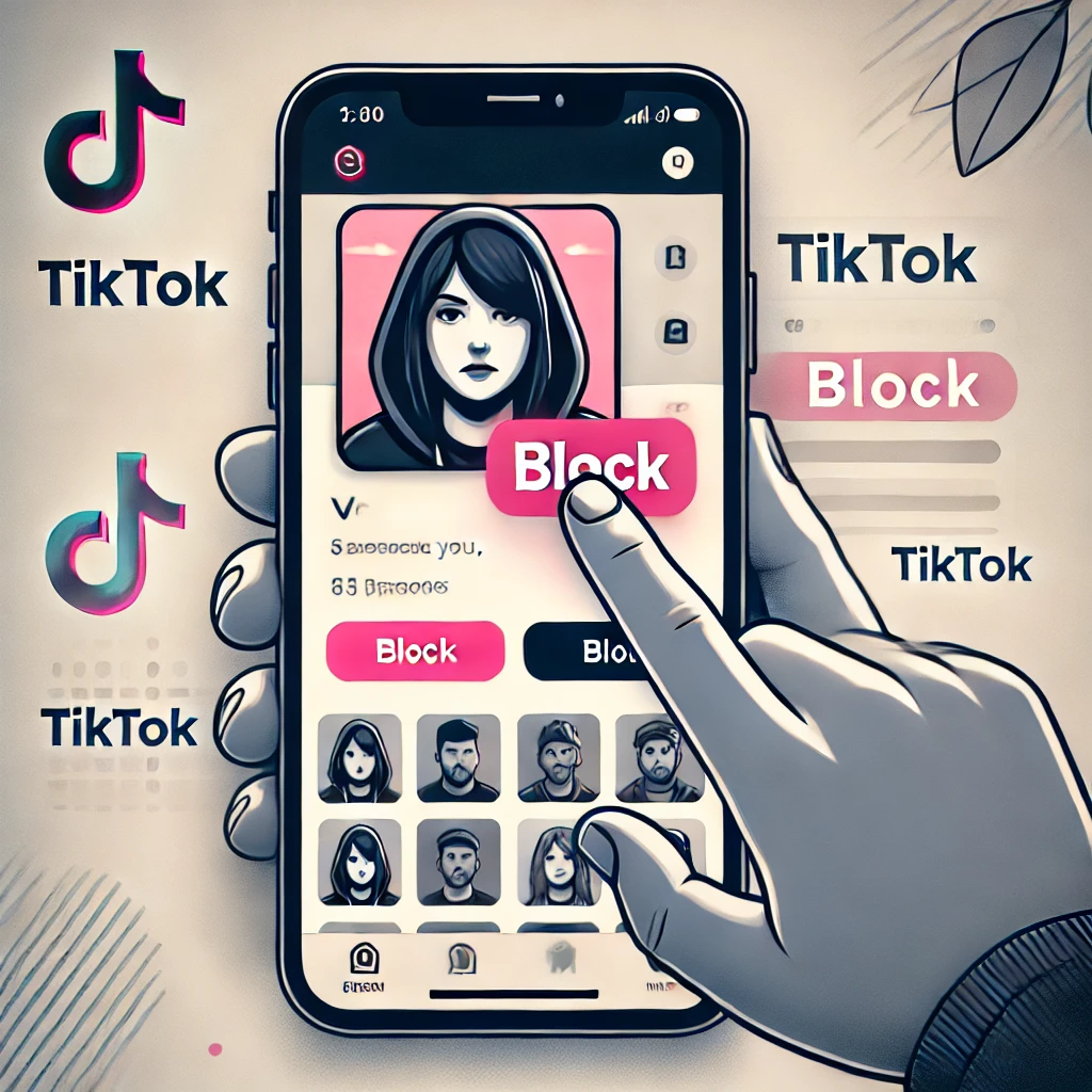 how to block someone in tiktok